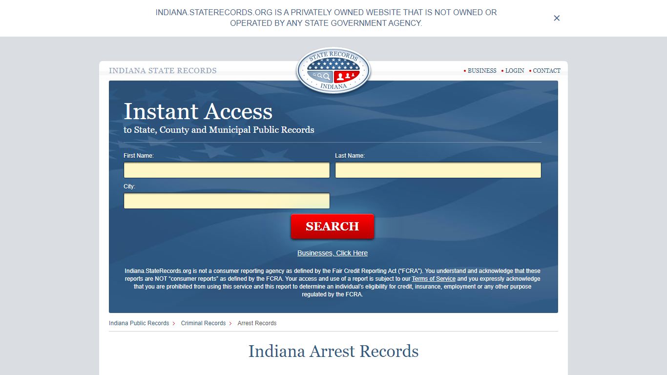 Indiana Arrest Records | StateRecords.org